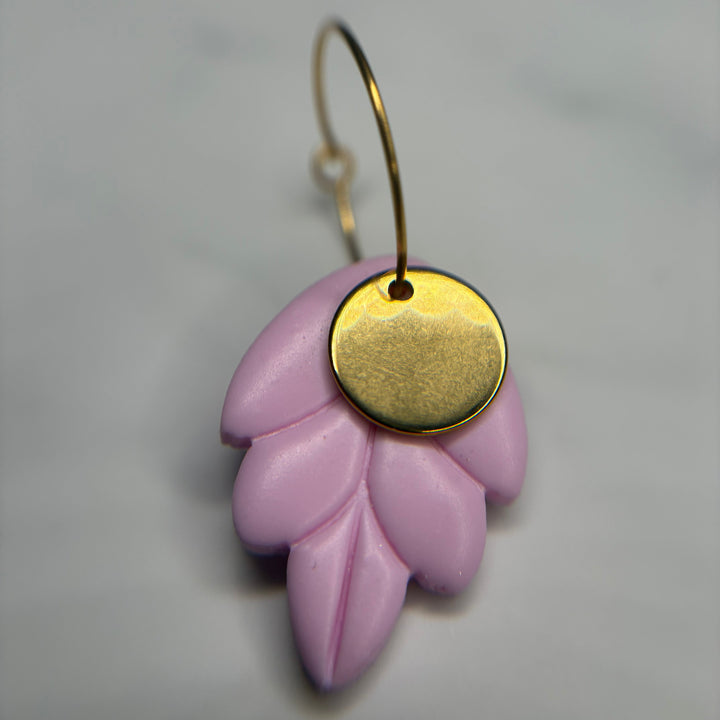 Golden petal charm