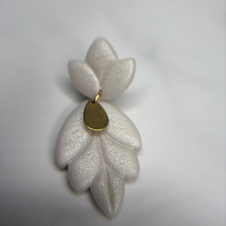 Flora oorbellen – Bloemdesign met chique druppel - Blossoms Beauty