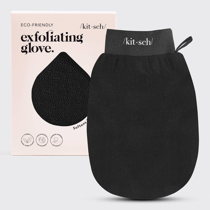KITSCH – Exfoliërende Handschoen – Zwart