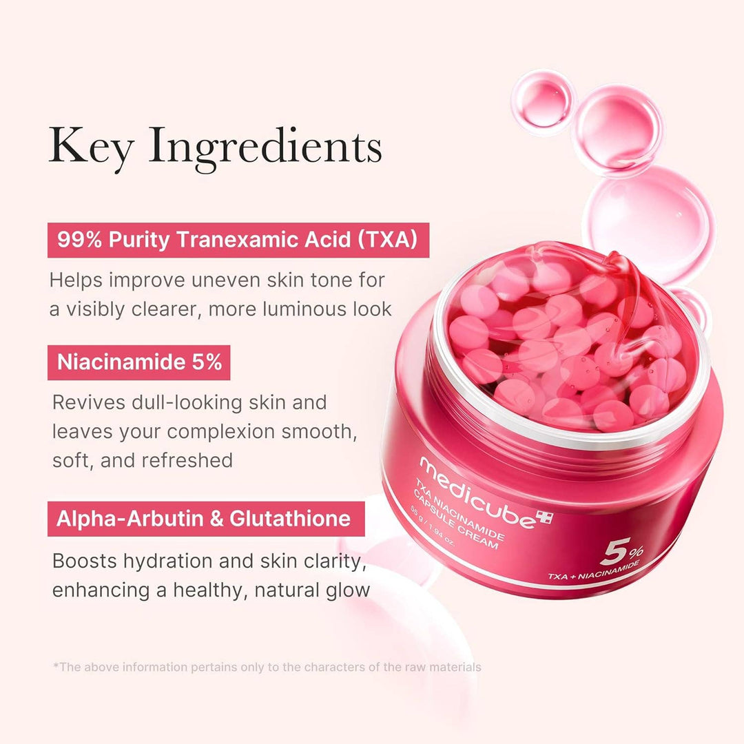 TXA capsule cream