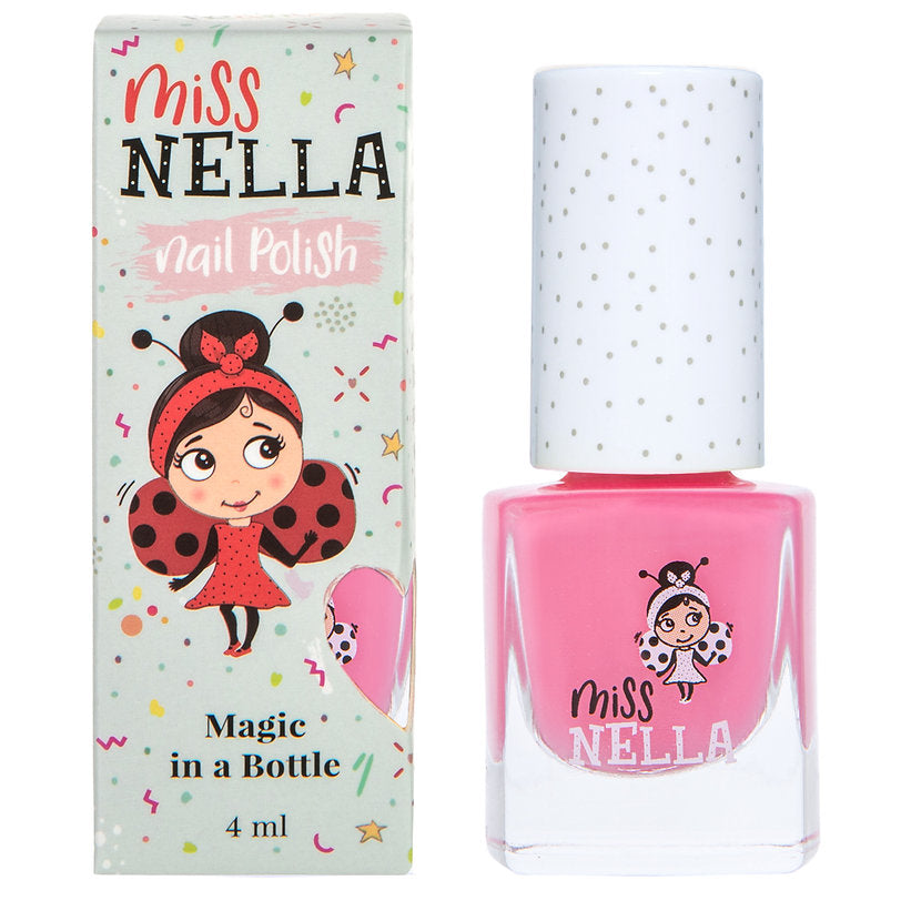 Miss Nella kindernagellak in een schattige verpakking, ideaal voor creatieve kinderen, veilig en niet-toxisch.