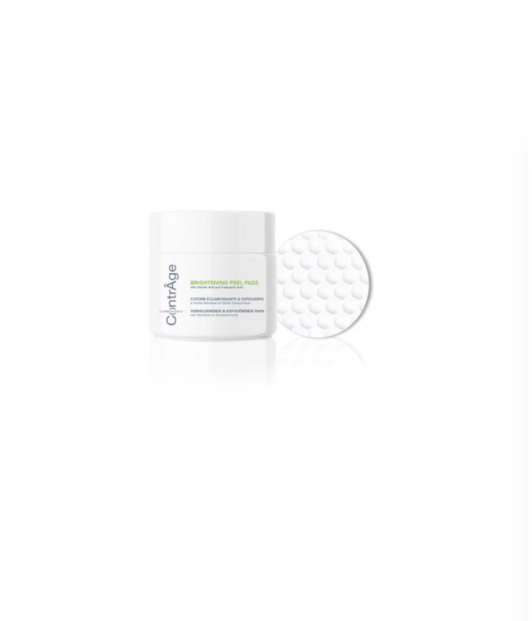 Contrâge Brightening Peel Pads – Verhelderende Exfoliërende Pads (60 stuks)