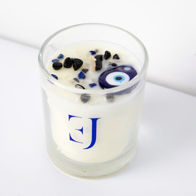 Evil Eye Geurkaars - Bescherming en Rust - Blossoms Beauty
