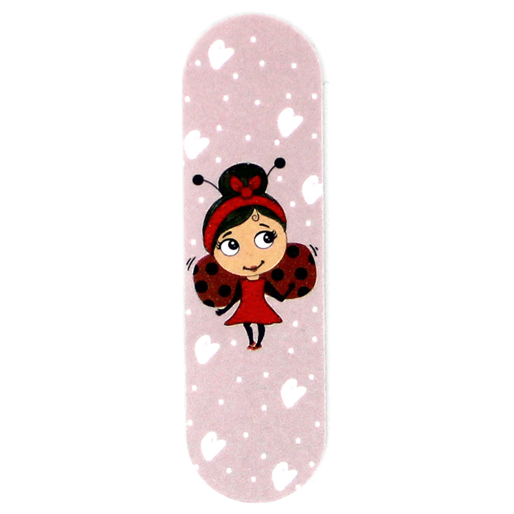 Miss Nella nagelvijl met schattig lieveheersbeestje ontwerp, ideaal voor creatieve nagelverzorging.