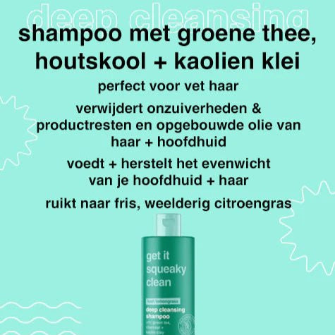 Get it squeaky clean diep reinigende shampoo - Blossoms Beauty