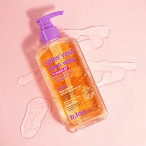 Glow your own way hydrated AF zelfbruinende gezichts + lichaamsgel - Blossoms Beauty