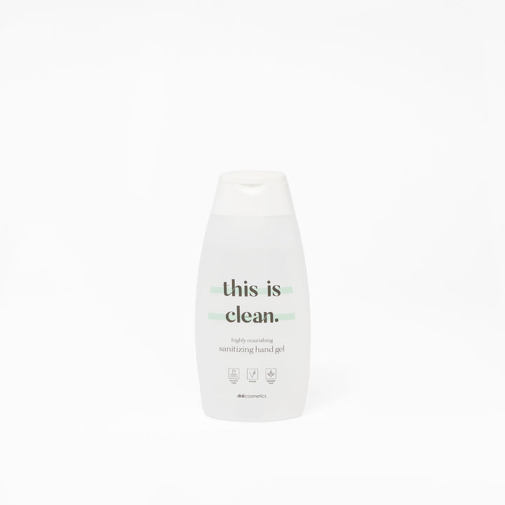 Handgel 'this is clean' for effective cleansing and hydration, with 99% natural ingredients, 250ml.